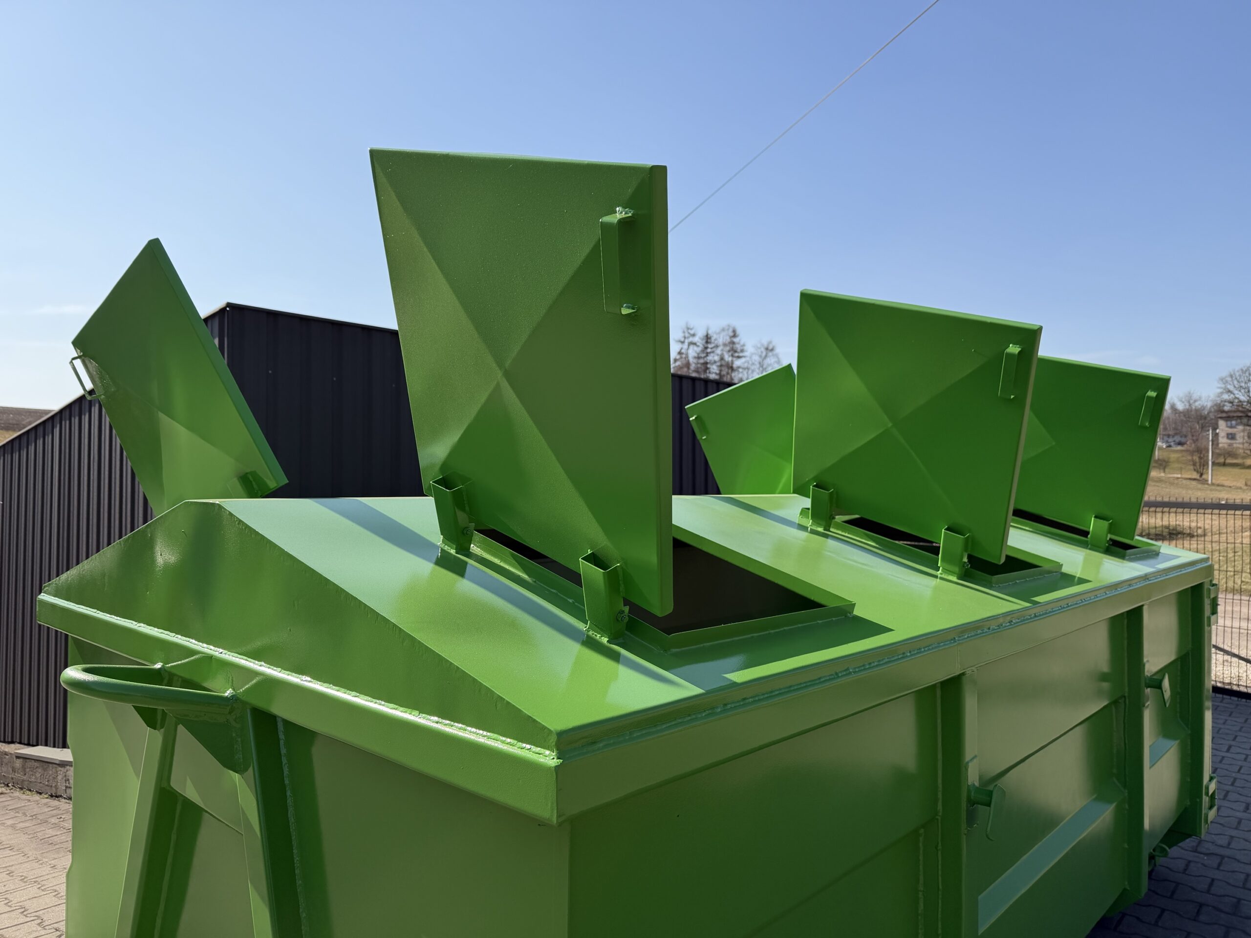 Kontener Hakowo-Bramowy KP7 z klapami - obrazek 7