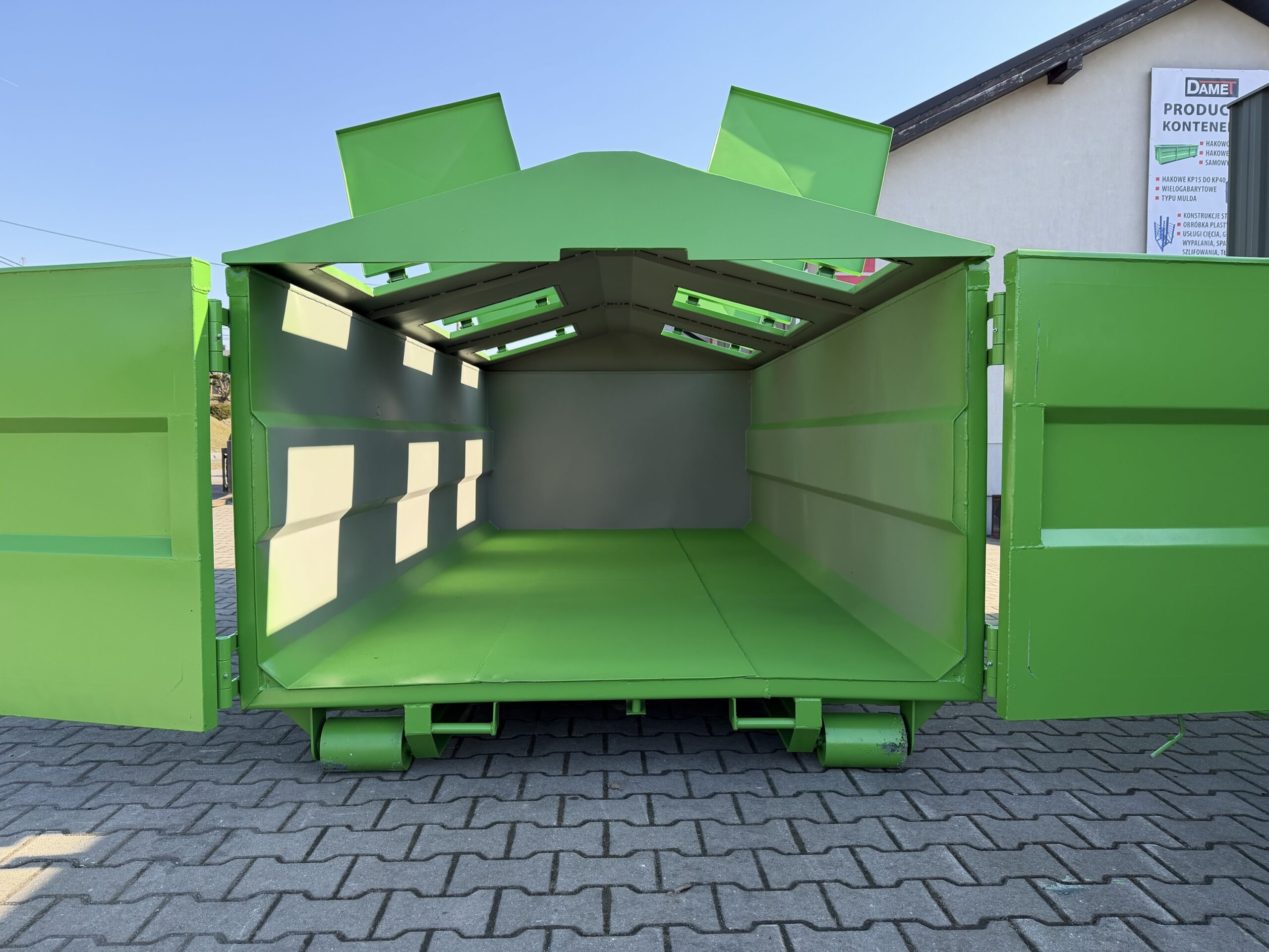 Kontener Hakowo-Bramowy KP7 z klapami - obrazek 8